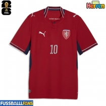 Tschechische Republik Patrik Schick #10 Heimtrikot EM 2024 Kurzarm